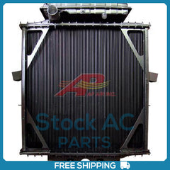 Radiator Copper/Brass 4 Row w/ Frame and Surge Tank for Peterbilt 357, 375, 378