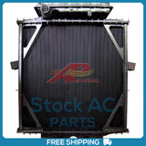 Radiator Copper/Brass 4 Row w/ Frame and Surge Tank for Peterbilt 357, 375, 378