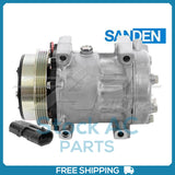 New Compressor for OE Sanden SD7H15  4 Groove Clutch 12V