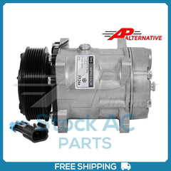 New Compressor for AP Series SD7H15  119mm 7 Groove HD Clutch 12V
