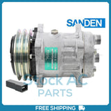 New Compressor for OE Sanden SD7H15  132mm 2 Groove Clutch 24V OE#76047005