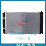 New Radiator for Tank/Aluminum Core With Heater Return Line and Vent Plastic