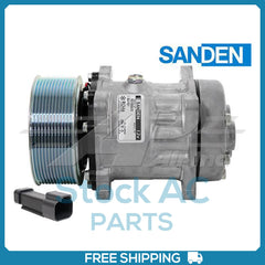 New Compressor for OE Sanden SD7H15  130mm 12 Groove Clutch 12V