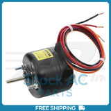 New A/C Blower Motor 12 Volts 2 Speed 3 Wire Motor CW With Shaft 1/4