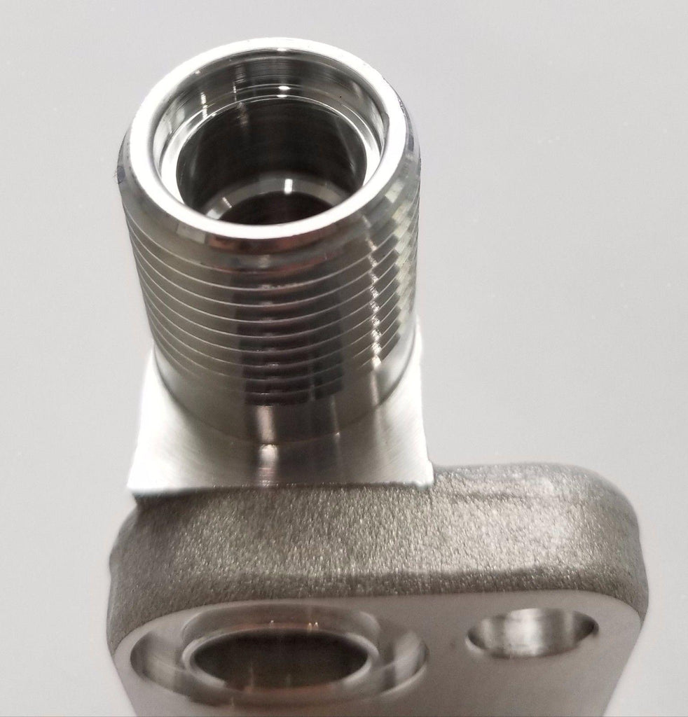 NEW OEM A/C High Side Compressor 10P08 Manifold Discharge Fittings - CM403017