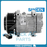 New Compressor for OE Sanden SD7H15  130mm 8 Groove HD Clutch 12V