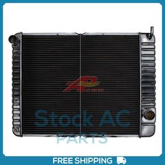 New Radiator for Construction 4 Row with Frame Copper/Brass