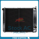 New Radiator for Construction 4 Row with Frame Copper/Brass