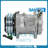 New Compressor for OE Sanden SD7H15HD  125mm 2 Groove HD Clutch 12V