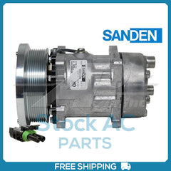 New Compressor for OE Sanden SD7H15  133mm 8 Groove Clutch 12V OE#9824775