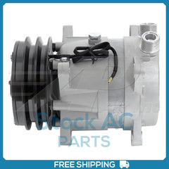 Compressor for V5  Ear Mount 2 Groove Clutch Vertical Tube ORing 24 Volt