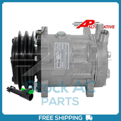 New Compressor for Alternative SD7H15  132mm 2 Groove Clutch OE#206979K330
