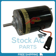 New A/C Blower Motor for 24 Volts Single Speed 2 Wire With Shaft 5/16