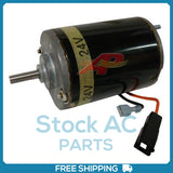 New A/C Blower Motor for 24 Volts Single Speed 2 Wire With Shaft 5/16