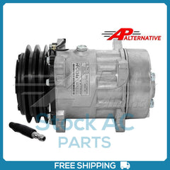 New Compressor for Alternative SD7H15 FLX7  132mm 2 Groove Clutch 12V