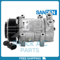 New Compressor for OE Sanden SD7H15SPRHD  119mm 8 Groove Clutch 24V