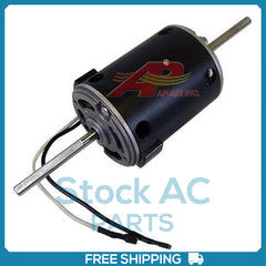 New A/C Blower Motor 12 Volts Single Speed 2 Wire Motor With Shafts 5/16