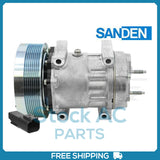 New Compressor for OE Sanden SD7H15SHD  152mm 8 Groove Clutch 12V OE#007992180