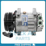 New Compressor for OE TCCI SD7H15  122mm 4 Groove Clutch 12V