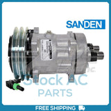 Compressor OE Sanden SD7H15  152mm 2 Groove Clutch 12V with Milled Off Ear