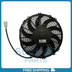 A/C Condenser Fan for 10" Assembly Puller Curved Blade Low Profile 24V