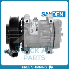 New Compressor for OE Sanden SD7H15SHD  140mm 8 Groove SHD Clutch