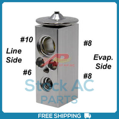 A/C Expansion Valve For Ford New Holland applications Must Identify Evaporator