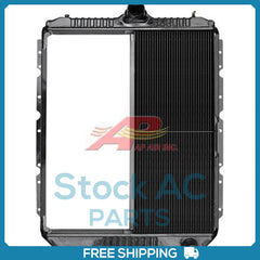 New Radiator 3 Row Half Core w/ 2 1/4 LR Copper/Brass for Bluebird/International