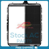 New Radiator 3 Row Half Core w/ 2 1/4 LR Copper/Brass for Bluebird/International