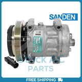 New Compressor for OE Sanden SD7H15  145mm 4 Groove Clutch 12V