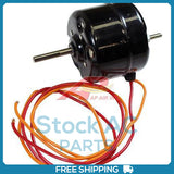 New A/C Blower Motor 12 Volts 2 Speed CW Motor With Shaft 1/4