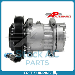 New Compressor for AP Series SD7H15  180mm 8 Groove Clutch 12V