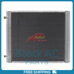 New A/C Condenser for 17 x 18Heavy Duty 4 Pass with Brackets