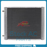 New A/C Condenser for 17 x 18Heavy Duty 4 Pass with Brackets