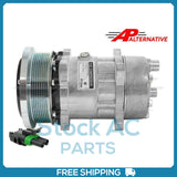 New Compressor for Alternative SD7H15  133mm 8 Groove Clutch 12V OE#9824775