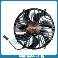 A/C Condenser Fan for 16" Assembly Puller Curved Paddle Blade High Performance