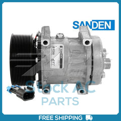 New Compressor for OE Sanden SD7H15SPRHD  126mm 12 Groove SHD Clutch 12V