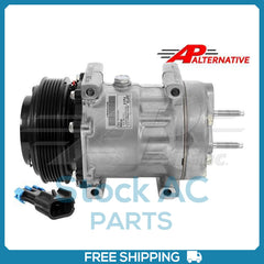 New Compressor for AP Series SD7H15  125mm 6 Groove Clutch 12V