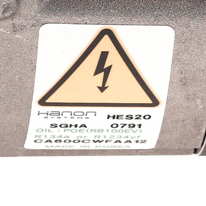 OEM Electric A/C Compressor HES20 for Hyundai Ioniq / Kia Niro 1.6L - 2017-2022