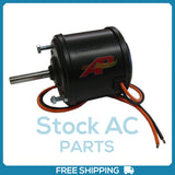 New A/C Blower Motor 12 Volts Single Speed 2 Wire Motor Shaft 5/16
