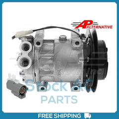 New Compressor for AP Series SD7H15  169mm 1 Groove Clutch 12V
