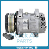 New Compressor for OE Sanden SD7H15  115mm 4 Groove Clutch 12V