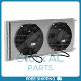 New A/C Condenser for Remote Mount w/ Dual Spal Puller Fans 12V 12x26