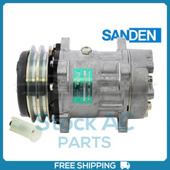 New Compressor for OE Sanden SD7H15  132mm 2 Groove Clutch 24V OE# 11104419