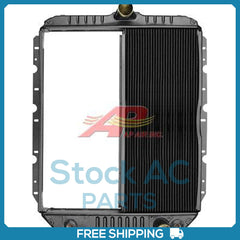 New Radiator 3 Row Half Core Copper/Brass for Bluebird/International