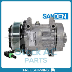 New Compressor for OE Sanden SD7H15 FLX7  125mm 6 Groove Clutch 12V