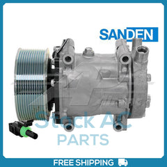 New Compressor for OE Sanden SD7H15HD  126mm 12 Groove HD Clutch 12V