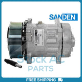 New Compressor for OE Sanden SD7H15 FLX7  125mm 10 Groove Clutch 12V