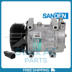 New Compressor for OE Sanden SD7H15  119mm 8 Groove Clutch 24V OE#10116769