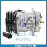 New Compressor for OE TCCI SD7H13  132mm 2 Groove Clutch 12V